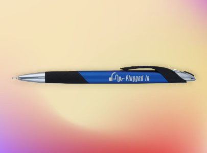 Custom decorated Crescendo® Pen for San Diego, CA Custom imprinted Crescendo® Pen for San Diego, CA with a local business logo
